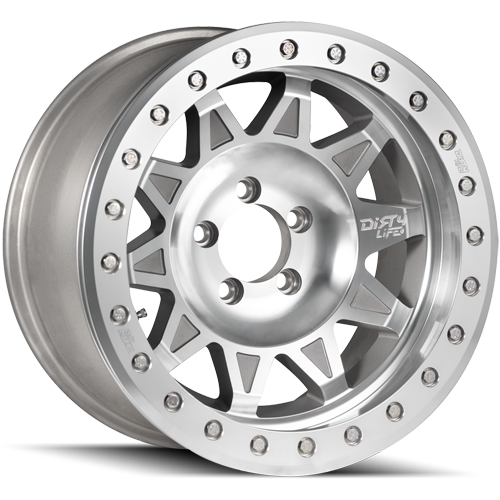 Dirty Life Race Wheels RoadKill 9302 Machined 17x9 5x114.3 -14mm Wheel | SKU 9302-7965M14-HCLL