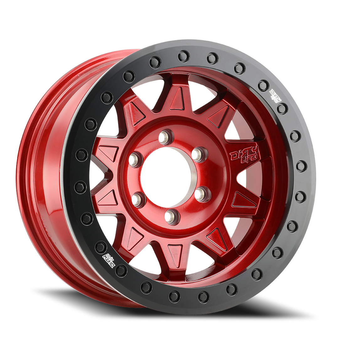 Dirty Life Race Wheels Roadkill Race 9302 Gloss Crimson Candy Red 17x9 8x170 -14mm Wheel | SKU 9302-7970R14-HCLL