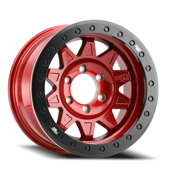 Dirty Life Race Wheels Roadkill Race 9302 Gloss Crimson Candy Red 17x9 5x139.7 -14mm Wheel | SKU 9302-7985R14-HCLL