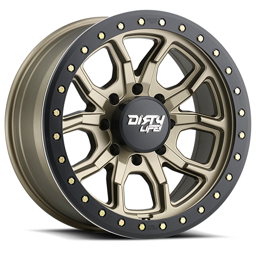 Dirty Life Race Wheels DT-1 9303 Satin Bronze 17x9 8x170 -12mm Wheel | SKU 9303-7970MGD-HCLL