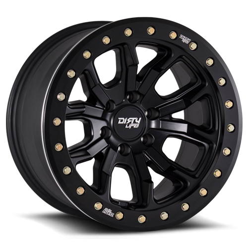 Dirty Life Race Wheels DT-1 9303 Satin Black 17x9 5x127 -12mm Wheel | SKU 9303-7973MB12-HCLL
