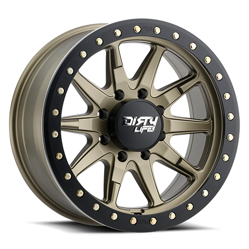 Dirty Life Race Wheels DT-2 9304 Satin Gold 20x9 8x165.1 0mm Wheel | SKU 9304-2981MGD-HCLL