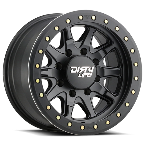 Dirty Life Race Wheels DT-2 9304 Satin Black 17x9 6x120 -12mm Wheel | SKU 9304-7932MB12-HCLL