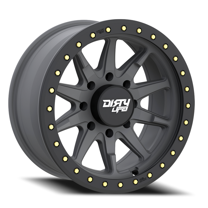 Dirty Life Race Wheels DT-2 9304 Satin Gunmetal 17x9 5x127 -38mm Wheel | SKU 9304-7973MGT38-HCLL