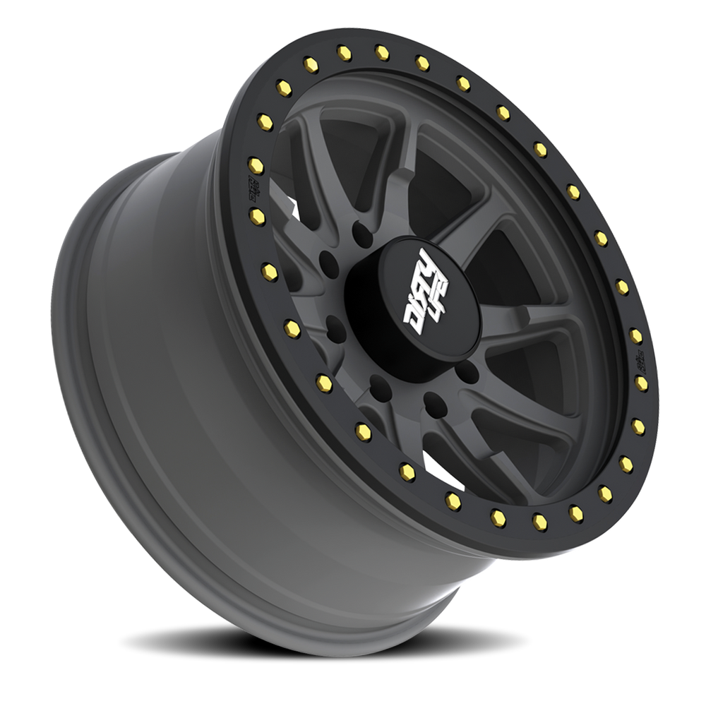 Dirty Life Race Wheels DT-2 9304 Satin Gunmetal 17x9 5x127 -38mm Wheel | SKU 9304-7973MGT38-HCLL