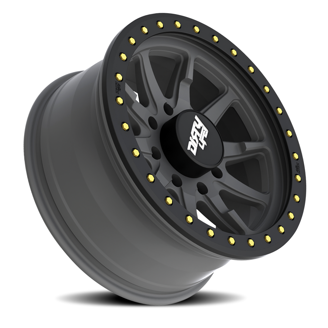 Dirty Life Race Wheels DT-2 9304 Satin Gunmetal 17x9 5x127 -38mm Wheel | SKU 9304-7973MGT38-HCLL