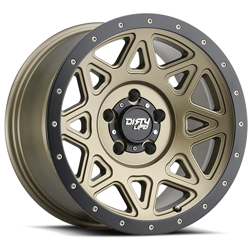 Dirty Life Race Wheels Theory 9305 Matte Gold 17x9 5x127 -12mm Wheel | SKU 9305-7973MGD-HCLL