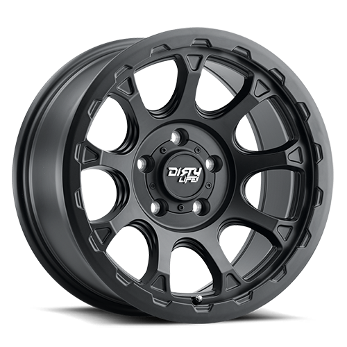 Dirty Life Race Wheels Drifter 9307 Satin Black 17x8.5 5x127 -6mm Wheel | SKU 9307-7873MB-HCLL