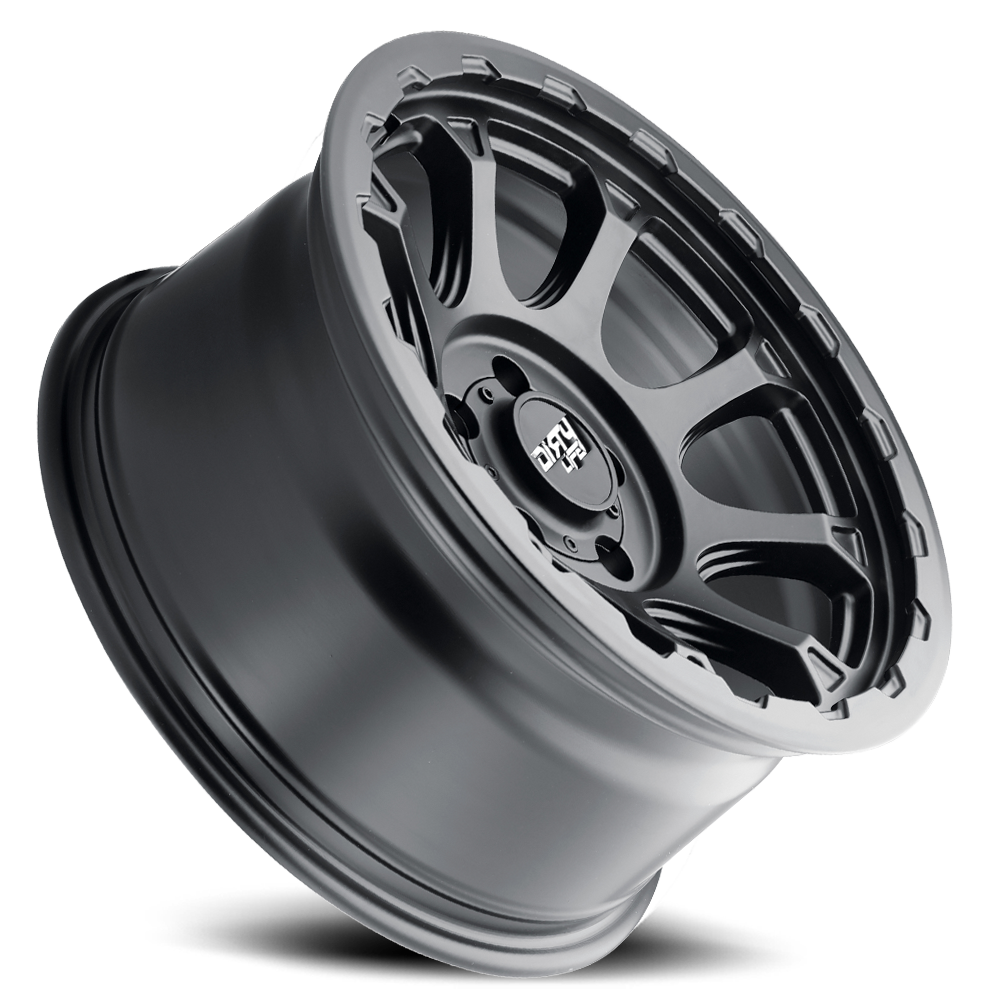 Dirty Life Race Wheels Drifter 9307 Satin Black 17x8.5 5x127 -6mm Wheel | SKU 9307-7873MB-HCLL