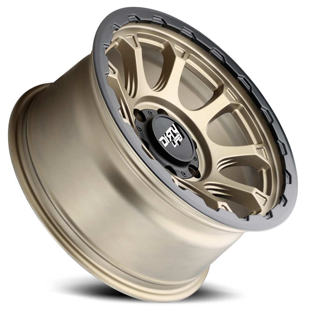 Dirty Life Race Wheels Drifter 9307 Matte Gold 17x8.5 6x139.7 -6mm Wheel | SKU 9307-7883MGD-HCLL