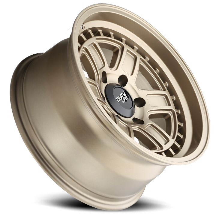 Dirty Life Race Wheels Cage 9308 Matte Gold 17x8.5 6x120 -6mm Wheel | SKU 9308-7832MGD-HCLL