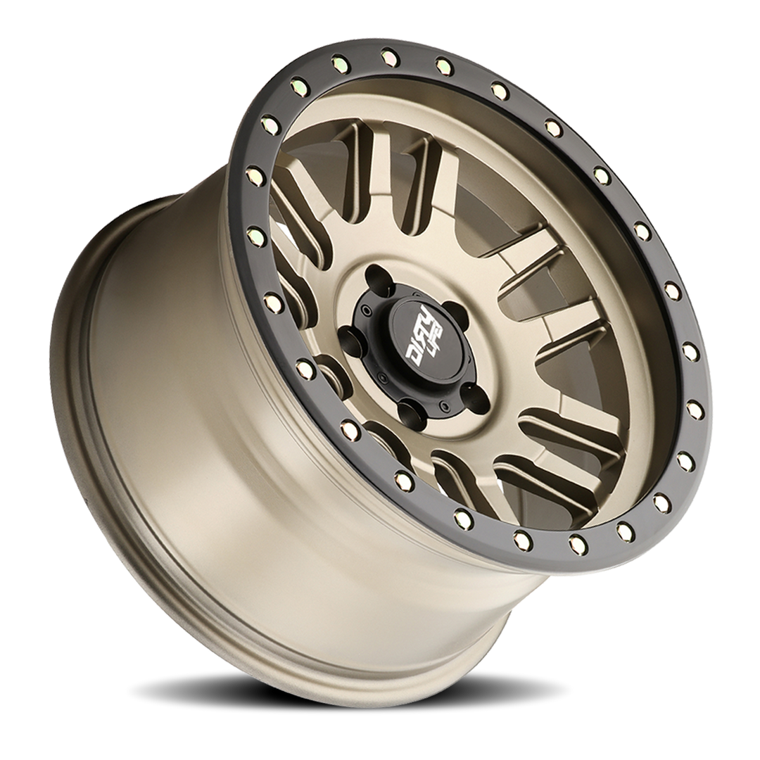 Dirty Life Race Wheels Canyon Pro 9309 Satin Gold 17x9 5x127 -38mm Wheel | SKU 9309-7973MGD38-HCLL