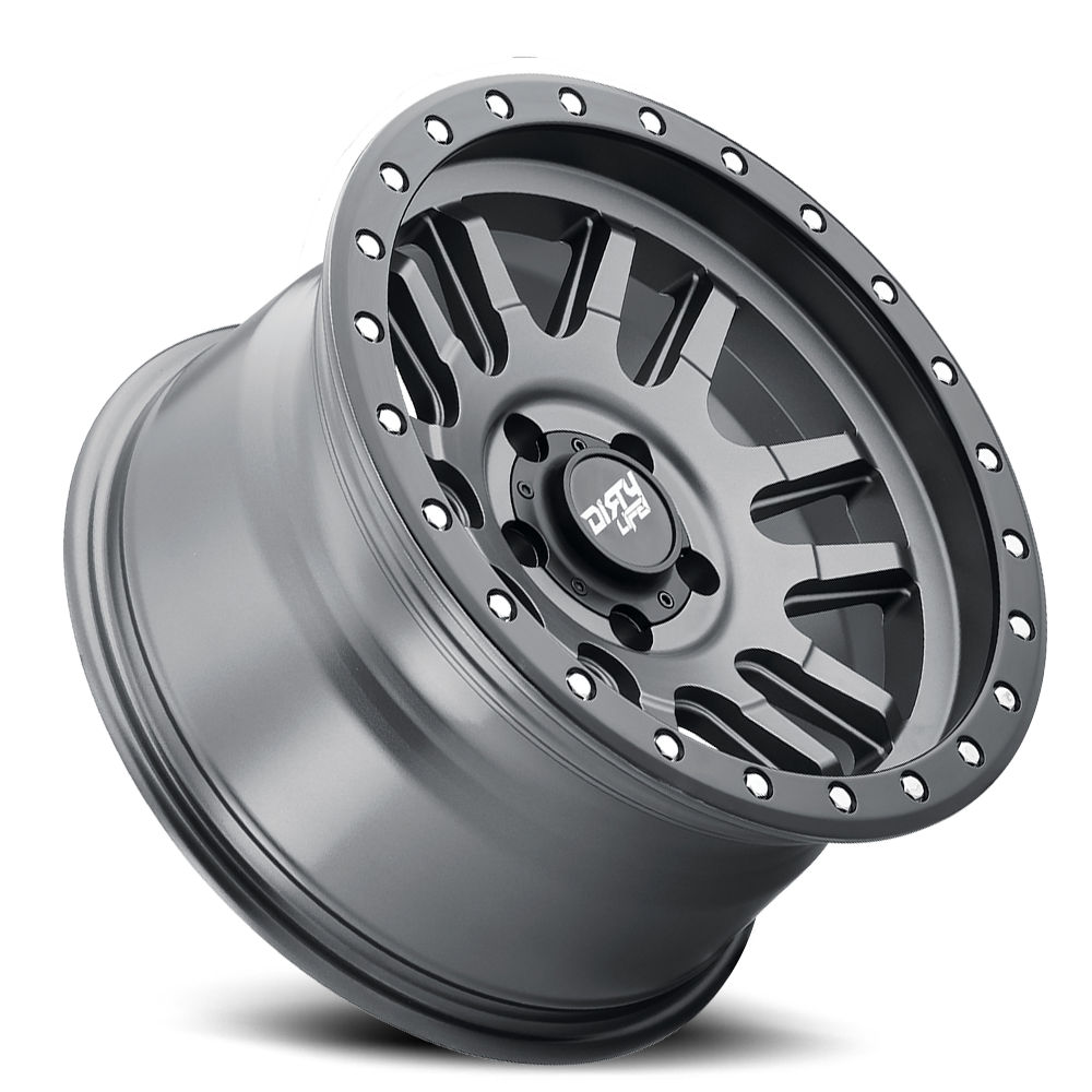 Dirty Life Race Wheels Canyon Pro 9309 Satin Graphite 17x9 5x127 -12mm Wheel | SKU 9309-7973MGT12-HCLL