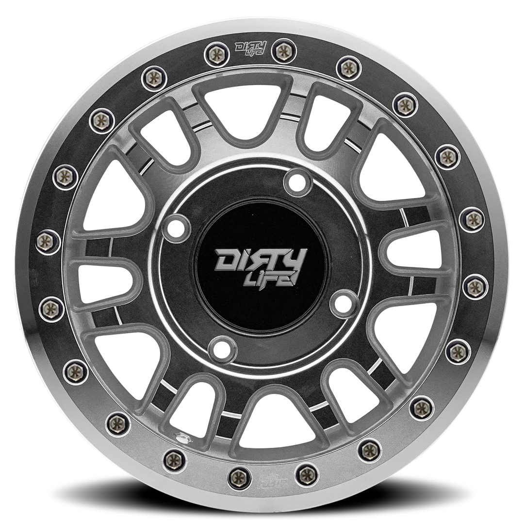 Dirty Life Race Wheels Canyon Pro SXS 9309R Machined 15x7 4x137 +13mm Wheel | SKU 9309R-57102M-HCLL
