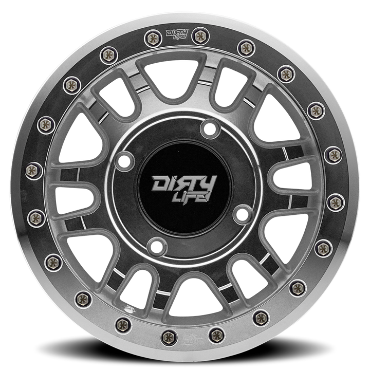 Dirty Life Race Wheels Canyon Pro SXS 9309R Machined 15x7 4x137 +13mm Wheel | SKU 9309R-57102M-HCLL