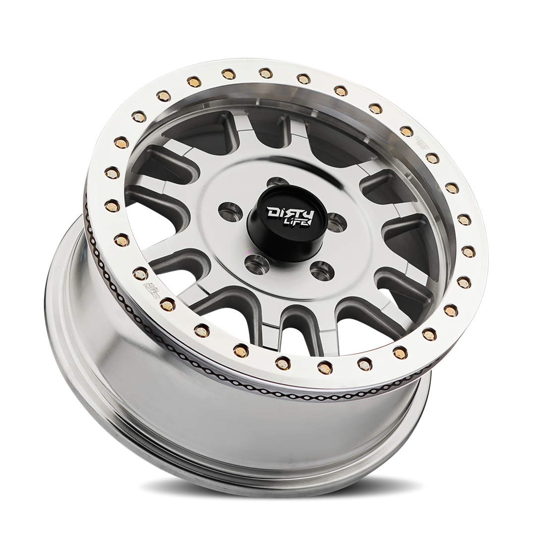 Dirty Life Race Wheels Canyon Pro SXS 9309R Machined 15x7 5x114.3 +38mm Wheel | SKU 9309R-5765M38-HCLL
