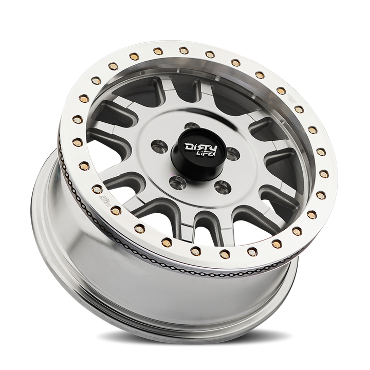 Dirty Life Race Wheels Canyon Pro SXS 9309R Machined 15x7 5x114.3 +38mm Wheel | SKU 9309R-5765M38-HCLL