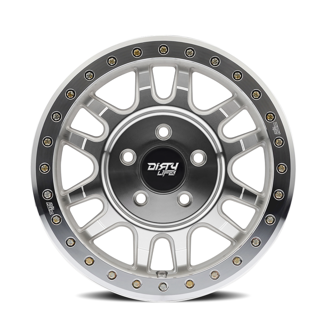 Dirty Life Race Wheels Canyon Pro SXS 9309R Machined 15x7 5x114.3 +38mm Wheel | SKU 9309R-5765M38-HCLL