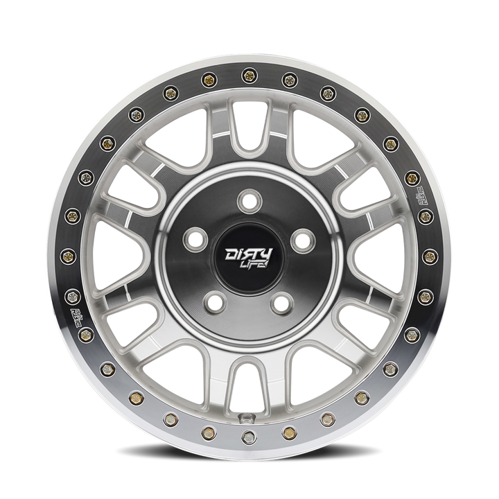 Dirty Life Race Wheels Canyon Pro SXS 9309R Machined 15x7 5x114.3 +38mm Wheel | SKU 9309R-5765M38-HCLL