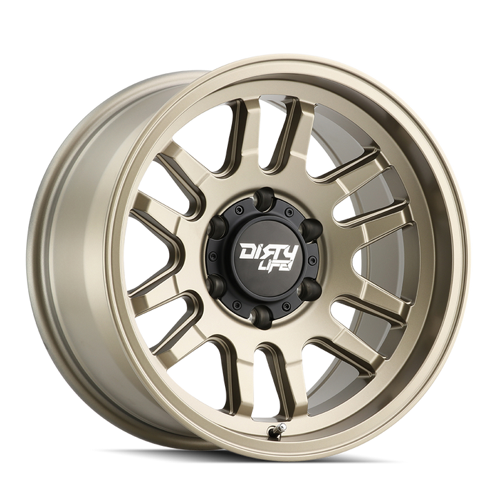 Dirty Life Race Wheels Canyon 9310 Satin Gold 17x9 6x139.7 0mm Wheel | SKU 9310-7983MGD0-HCLL