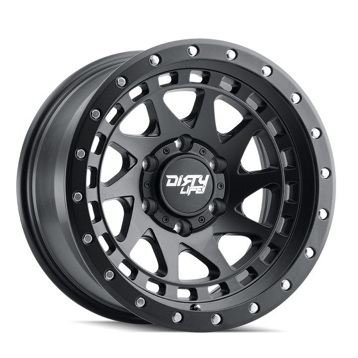 Dirty Life Race Wheels Enigma Pro 9311 Matte Black 17x9 6x135 -12mm Wheel | SKU 9311-7936MB12-HCLL