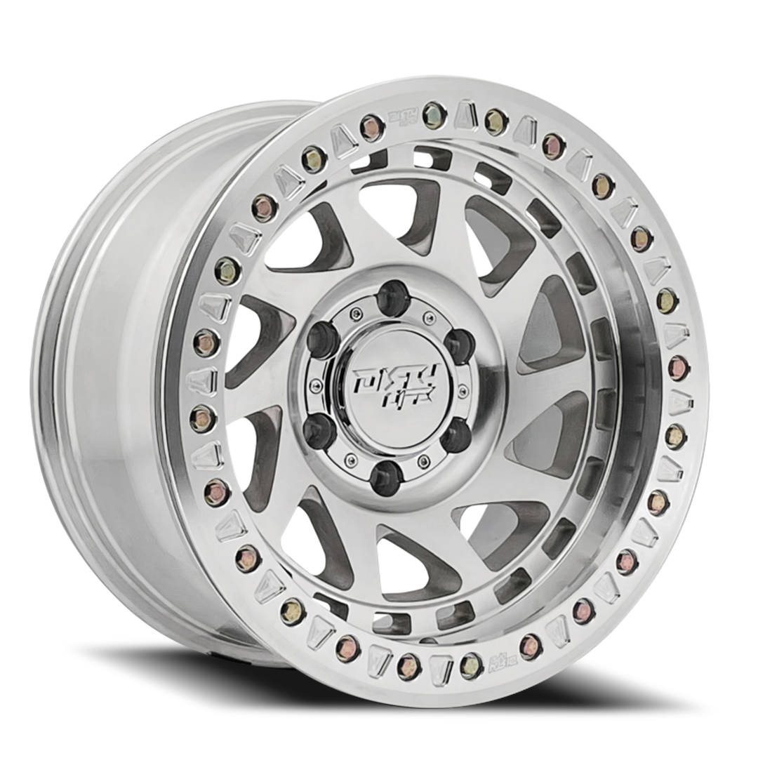 Dirty Life Race Wheels Enigma Race 9313 Machined 17x9 6x135 -12mm Wheel | SKU 9313-7936M12-HCLL