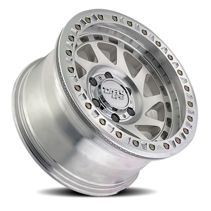 Dirty Life Race Wheels Enigma Race 9313 Machined 17x9 6x135 -12mm Wheel | SKU 9313-7936M12-HCLL
