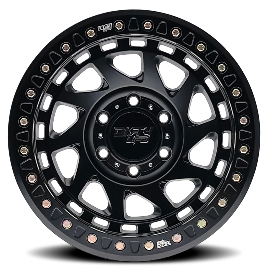 Dirty Life Race Wheels Enigma Race 9313 Matte Black 17x9 6x135 -38mm Wheel | SKU 9313-7936MB38-HCLL