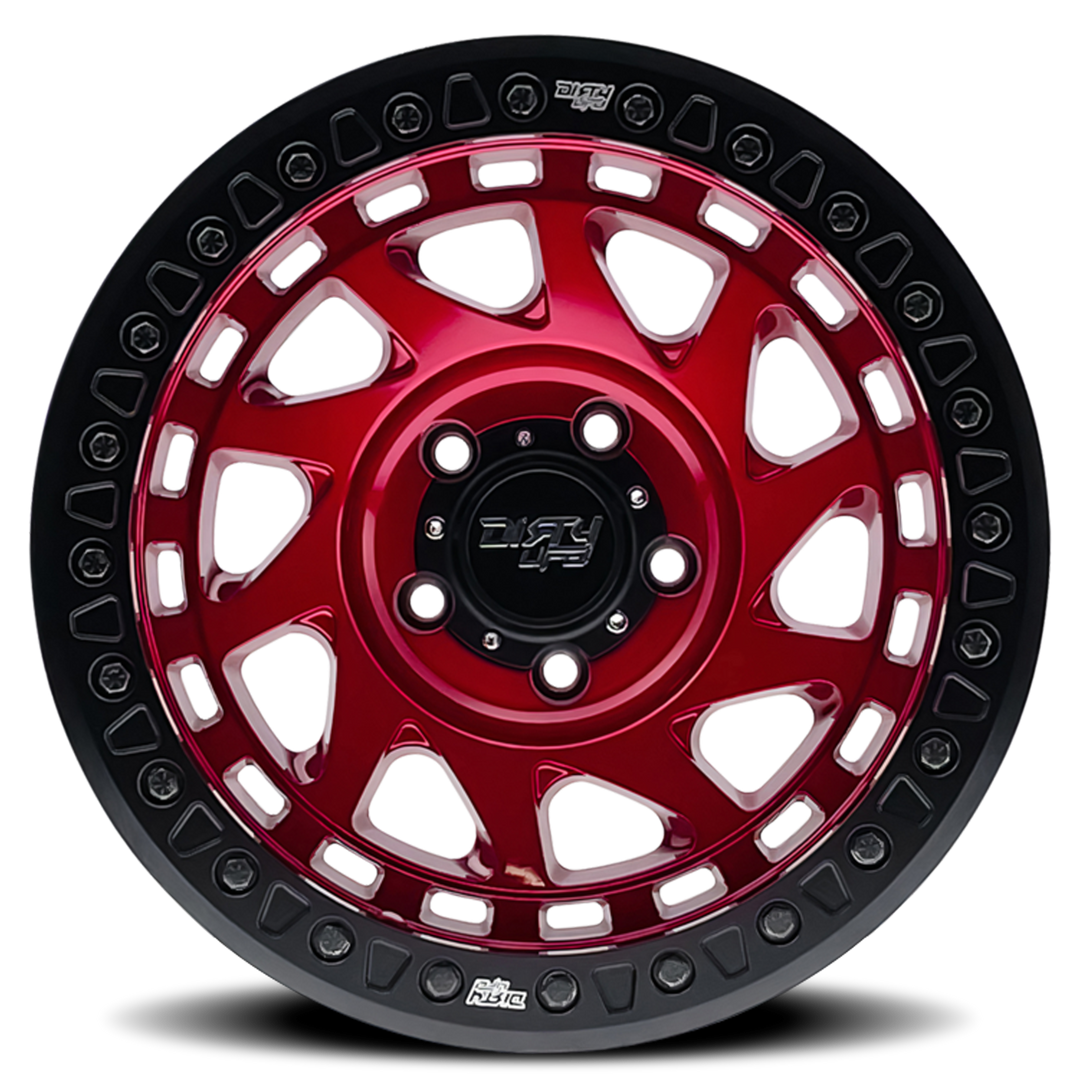 Dirty Life Race Wheels Enigma Race 9313 Gloss Crimson Candy Red 17x9 6x135 -12mm Wheel | SKU 9313-7936R12-HCLL