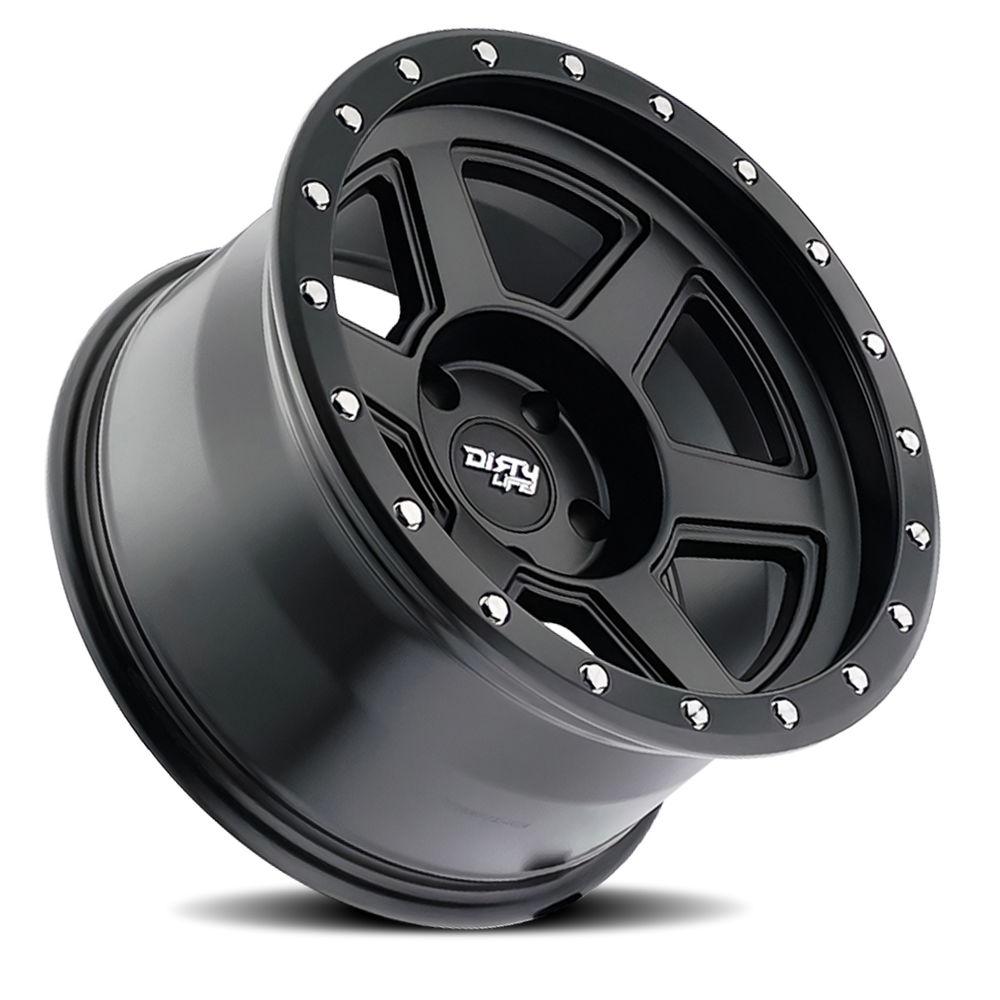 Dirty Life Race Wheels Compound 9315 Matte Black 20x10 8x170 -25mm Wheel | SKU 9315-2170MB-HCLL