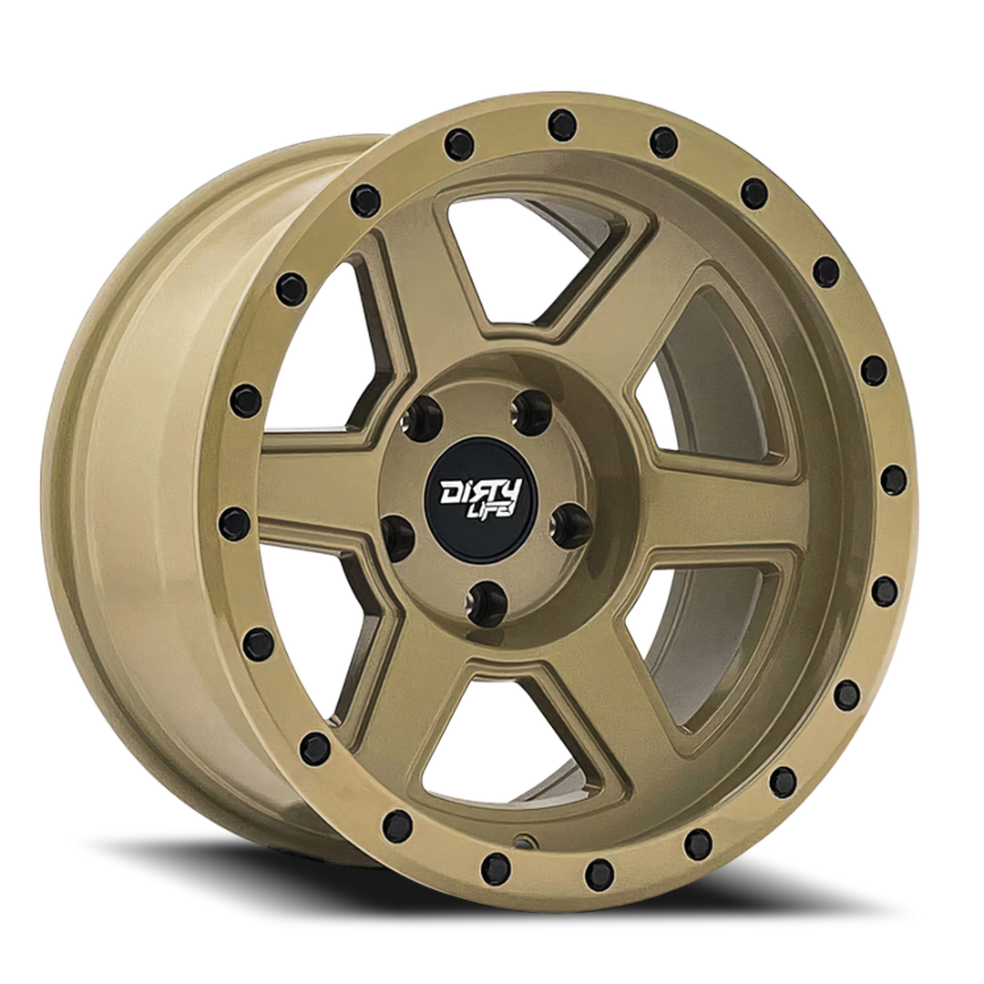 Dirty Life Race Wheels Compound 9315 Desert Sand 20x9 6x135 -12mm Wheel | SKU 9315-2936DS12-HCLL