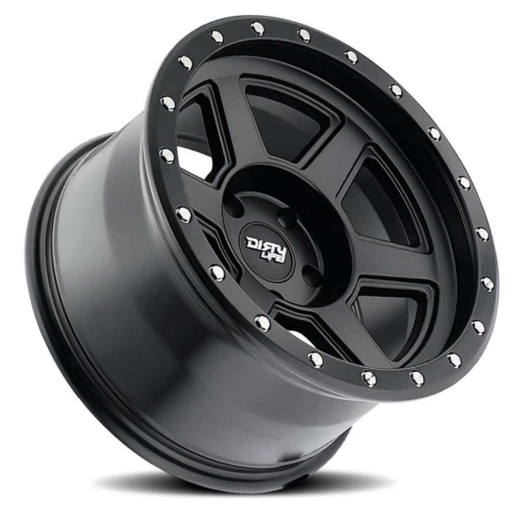 Dirty Life Race Wheels Compound 9315 Matte Black 17x9 5x127 -38mm Wheel | SKU 9315-7973MB38-HCLL