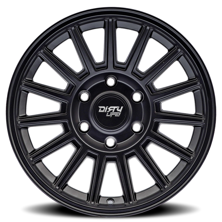 Dirty Life Race Wheels Journey 9316 Satin Black 17x8.5 6x135 0mm Wheel | SKU 9316-7836MB-HCLL