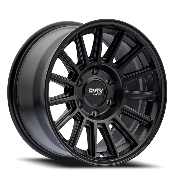 Dirty Life Race Wheels Journey 9316 Satin Black 17x8.5 5x127 0mm Wheel | SKU 9316-7873MB-HCLL