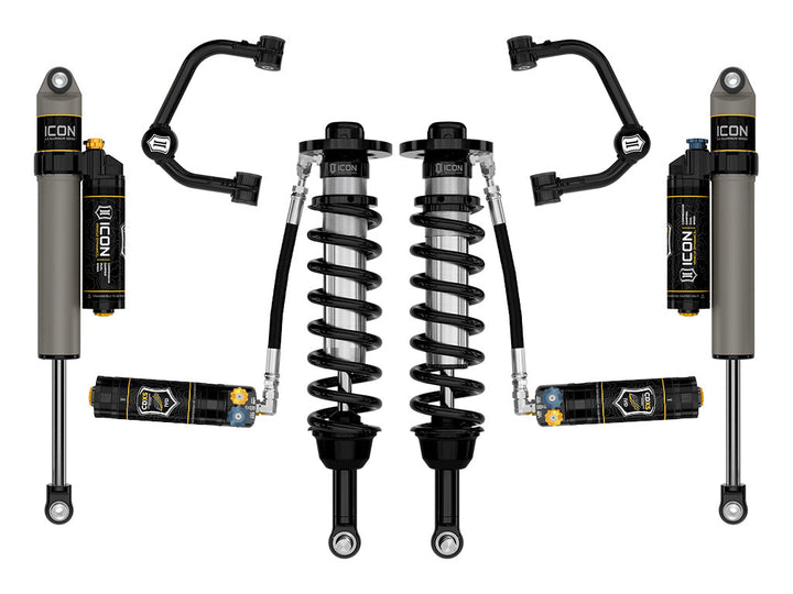 ICON 2021-2026 Ford F-150 Tremor 2.5-3" Lift Stage 4 Suspension System Tubular CDXS