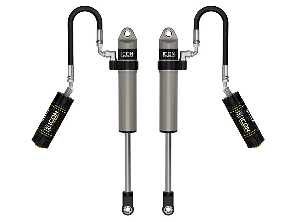 ICON 2005-2023 Toyota Tacoma/2003-2024 4Runner/2007-2014 FJ Cruiser/2003-2009 Lexus GX470 Front VS 2.5 Shocks S2 Secondary Shocks Remote Res Pair