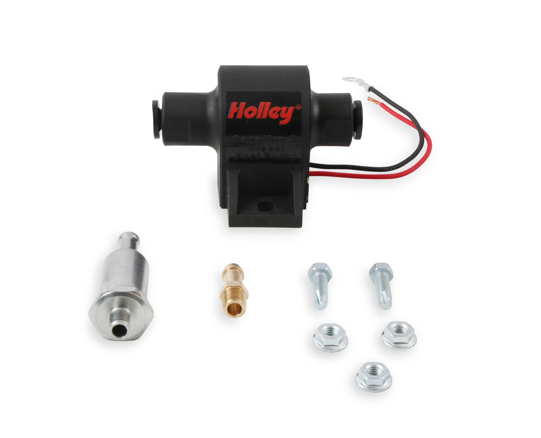 32 GPH HOLLEY MIGHTY MITE ELECTRIC FUEL PUMP, 4-7 PSI | SKU 12-427