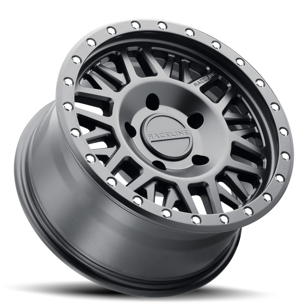 Raceline Ryno 951B 17x8.5 6 on 139.7 +18 Offset Satin Black
