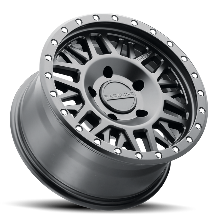 Raceline Ryno 951B 17x8.5 6 on 139.7 +18 Offset Satin Black