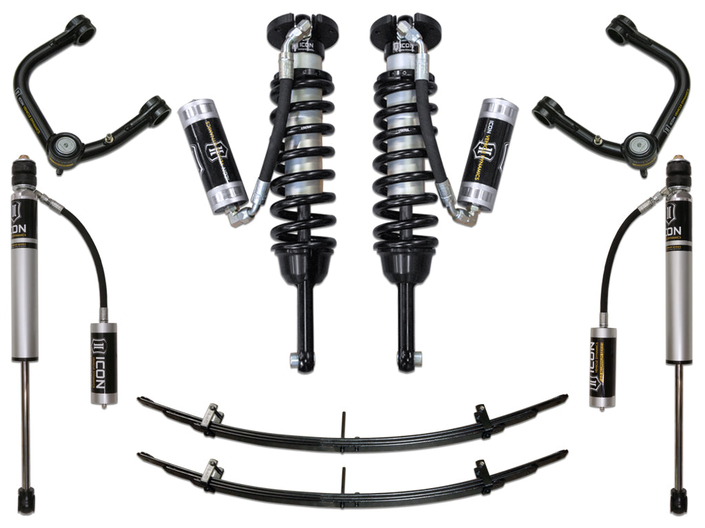 ICON 2005-2015 Toyota Tacoma 0-3.5" Lift/2016-2023 Tacoma 0-2.75" Lift Stage 4 Suspension Tubular