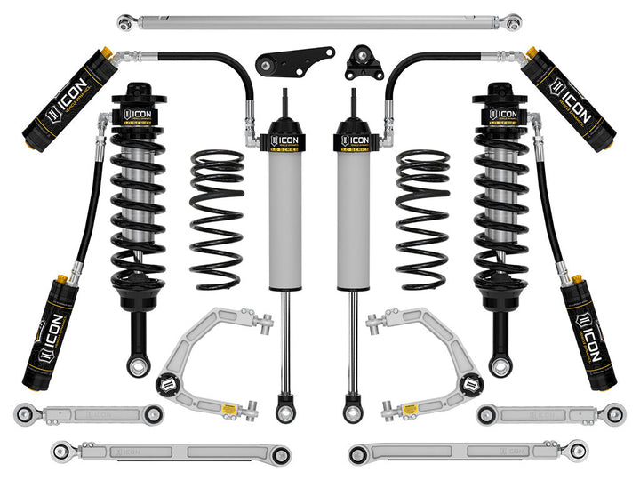 ICON 2025-2026 Toyota 4Runner 4WD Hybrid 2.25-3" Lift Stage 2 3.0 Suspension w/CDCV Billet