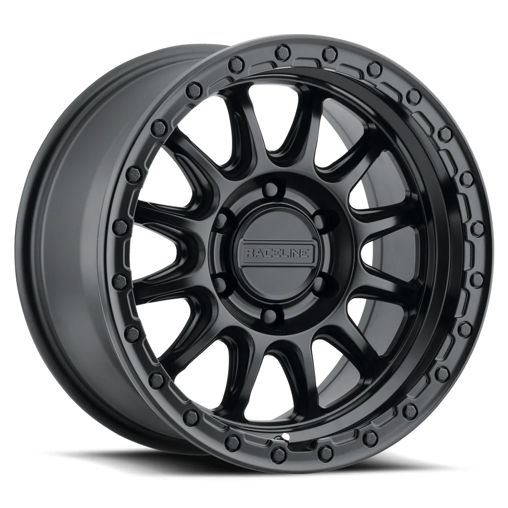 Raceline 960B 18x9 +18 8x170 Ford Wheel | Satin Black