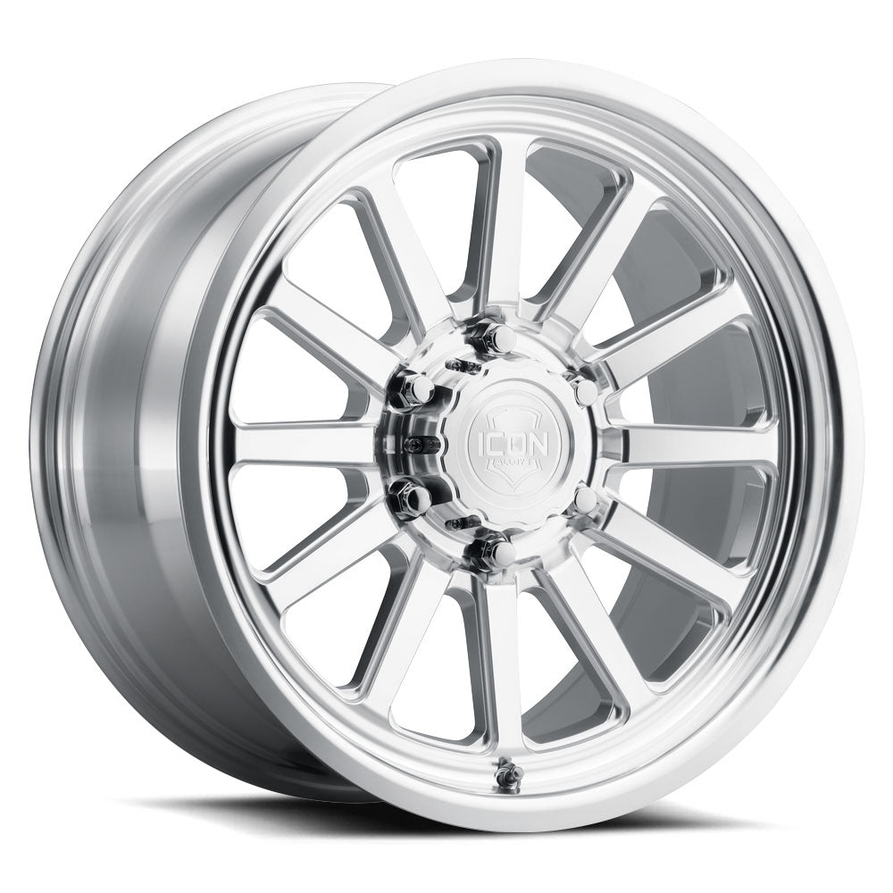 ICON Alloys Sentinel Forged Series Machined Finish 18x9 6x5.5 40mm Offset 6.6" BS