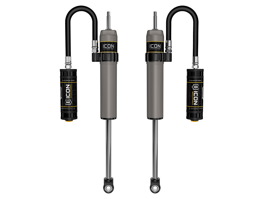 ICON 2005-2026 Ford Super Duty 4WD 0-2.5" Lift Front VS 2.5 Shocks Remote Res Pair