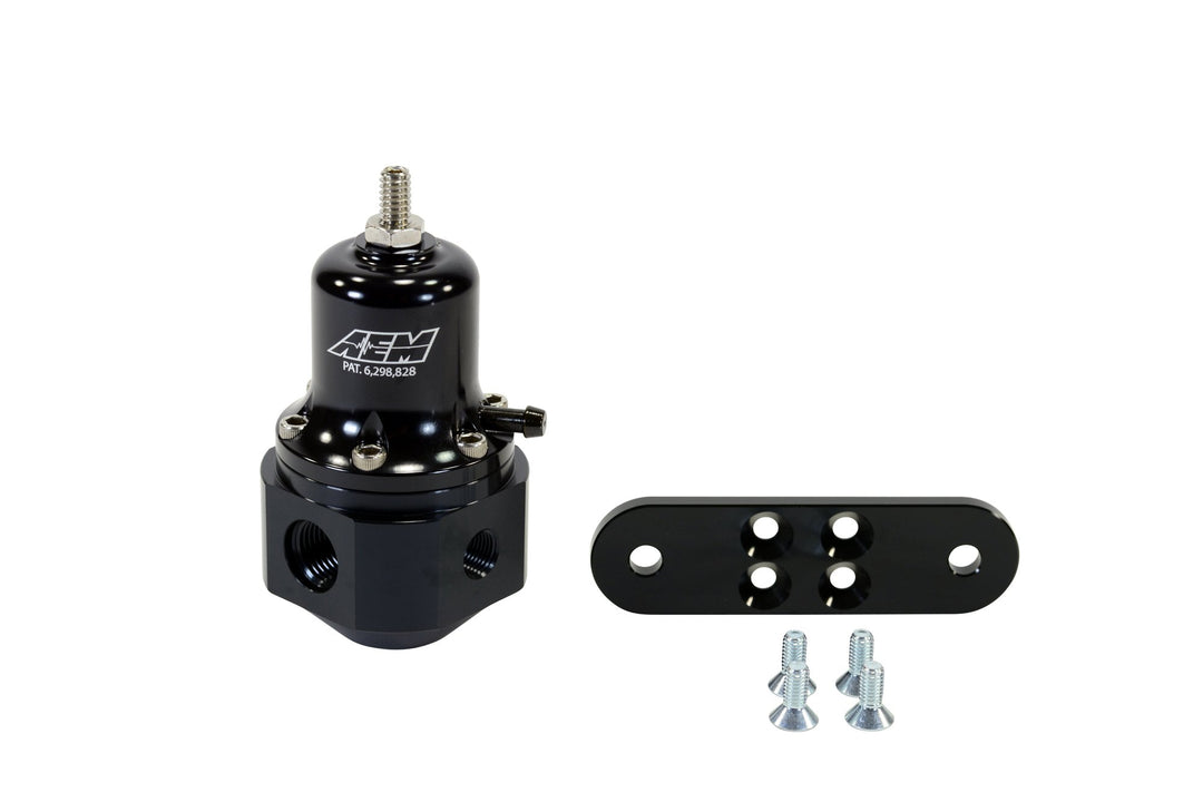 AEM Hi-Cap Universal Adjustable Fuel Pressure Regulator | SKU 25-305BK