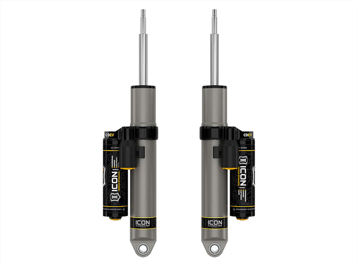 ICON 2014-2026 Ram 2500 2" Lift Rear VS 2.5 Aluminum Shocks Piggyback w/CDEV Pair