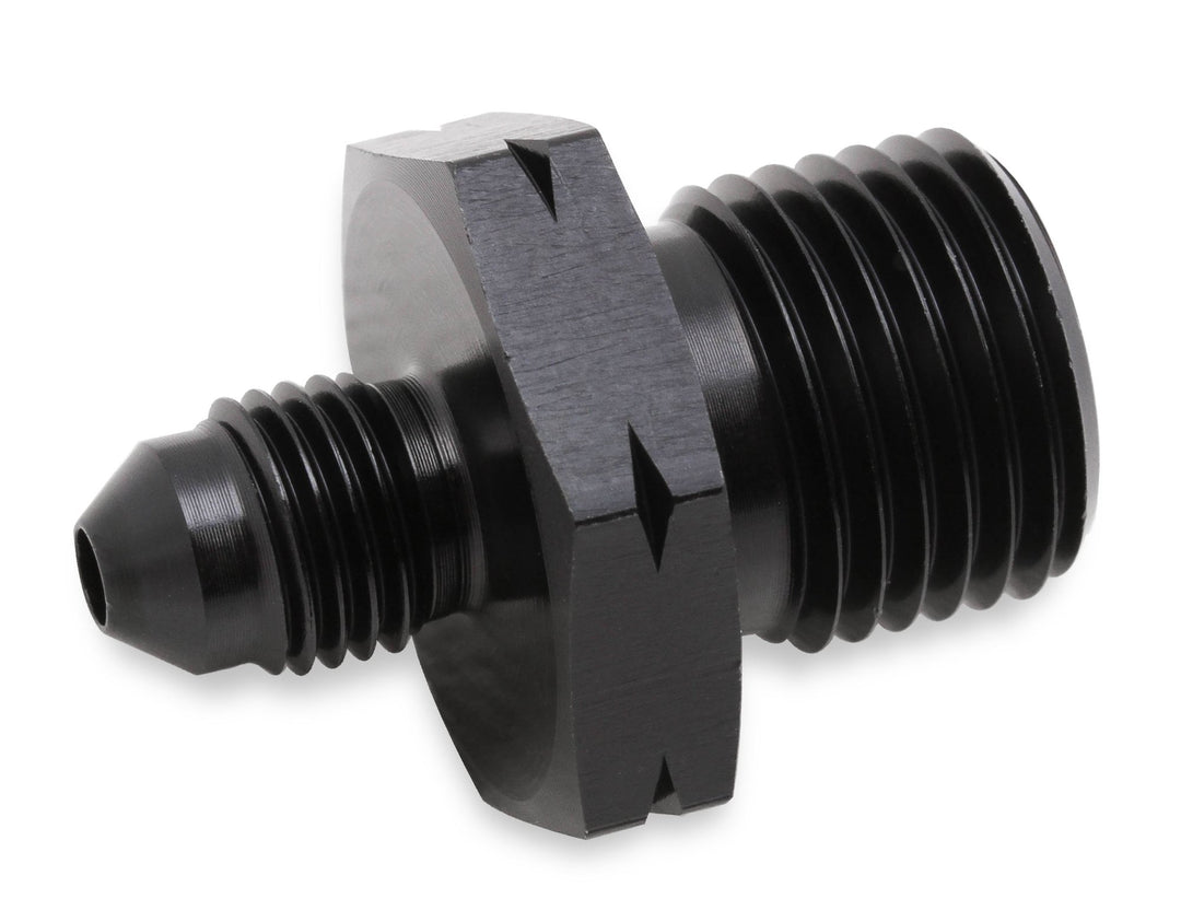 Earl's GM LS Oil Pressure Gauge Adapter Fittings - Black | SKU AT9919BFJERL
