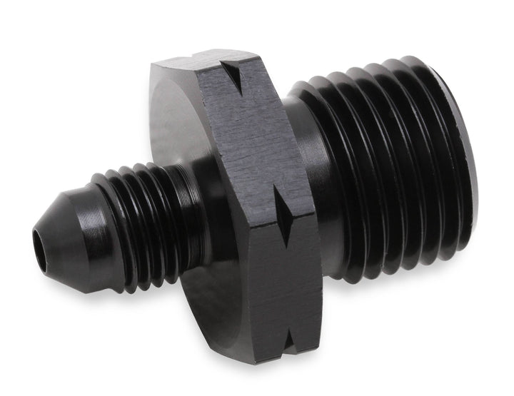 Earl's GM LS Oil Pressure Gauge Adapter Fittings - Black | SKU AT9919BFJERL