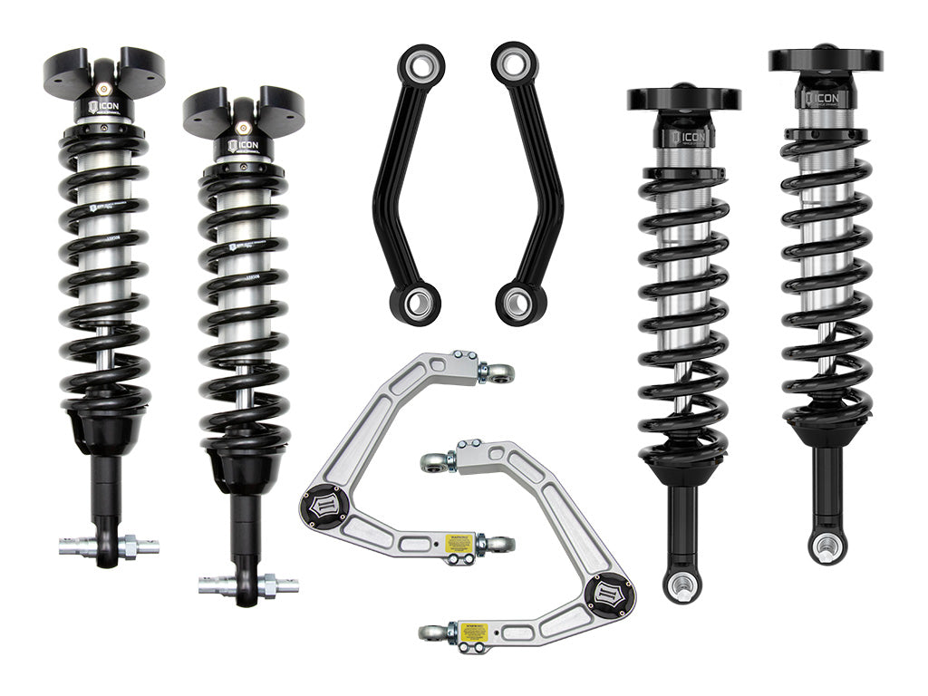 ICON 2021-2026 Chevy Tahoe & Suburban/2021-2026 GMC Yukon & Yukon XL 2.5-3.25" Lift Stage 2 Suspension Billet
