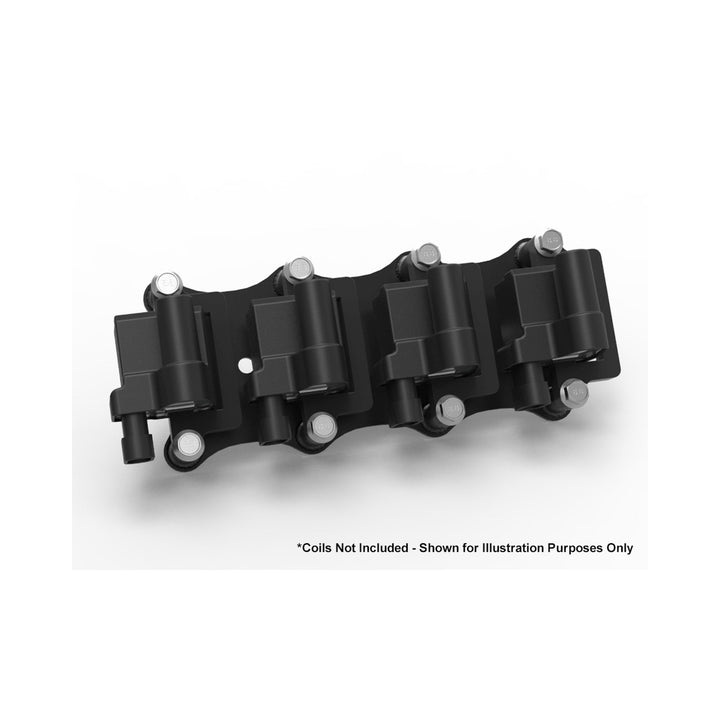 Holley EFI Ignition Coil Remote Relocation Bracket, Black Finish, Pair | SKU 561-128